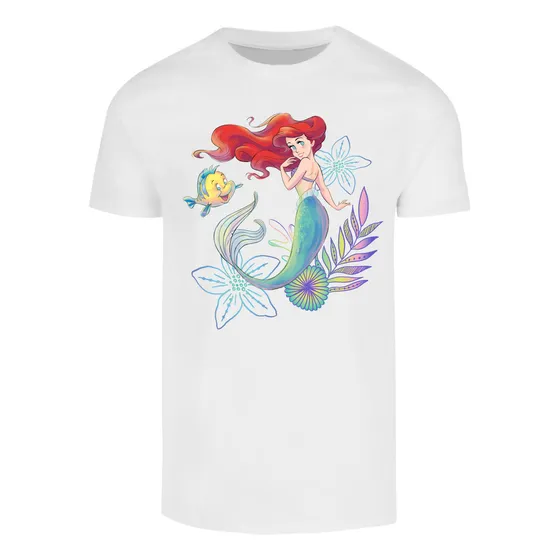Playera De La Sirenita  Ariel Flounder Disney Princesas