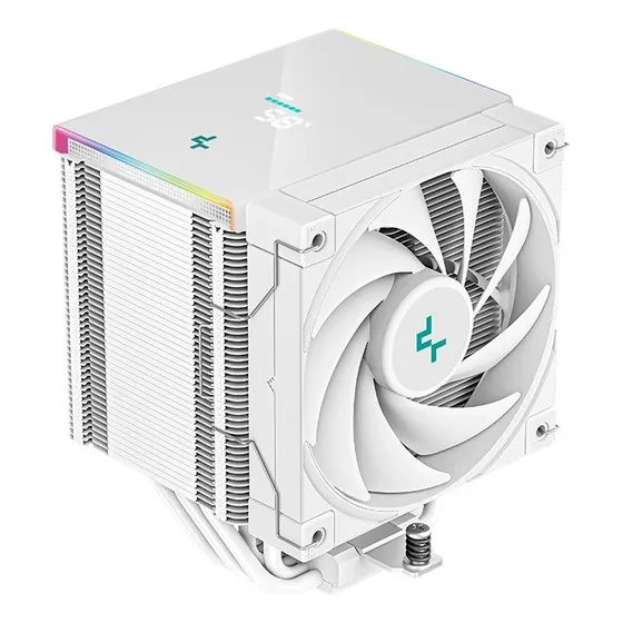 Cpu Cooler Deepcool Ak500 Digital Wh Display Lcd Argb Blanco