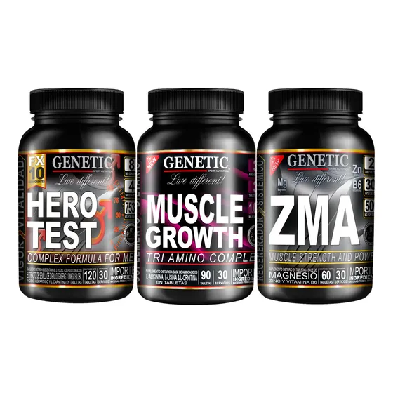 N°1 Estimulante Sexual Sube Testoste Hero Aminos Zma Genetic