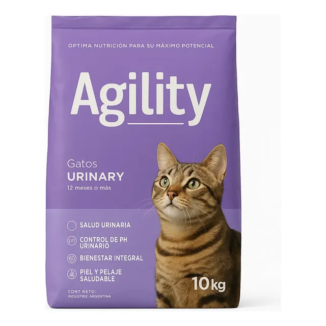 Alimento Agility Premium Urinary para gato adulto sabor mix de 10 kg