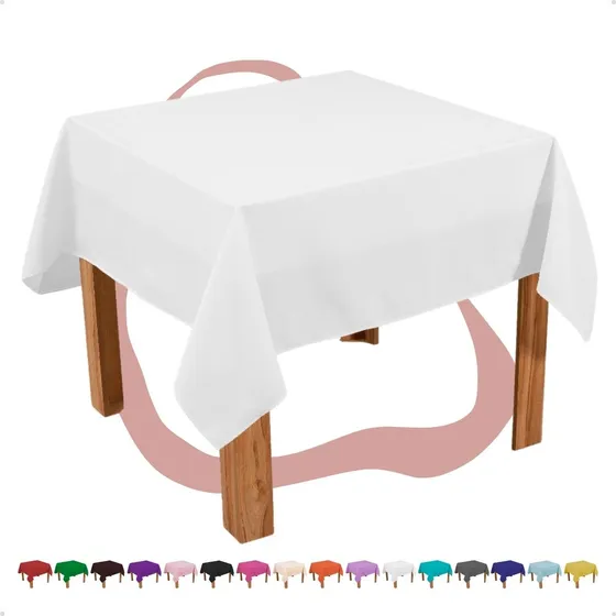5 Toalha De Mesa Quadrada 1,50x1,50 Em Oxford Festa Buffet