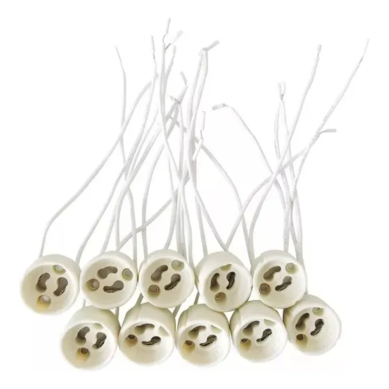 Zócalos Gu10 220v Dicroicas Led | Pack X 10 Unidades