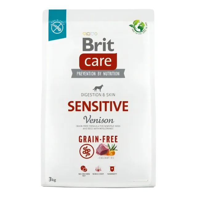 Brit Care Sensitive Venado Para Perros, Bolsa 3 Kg
