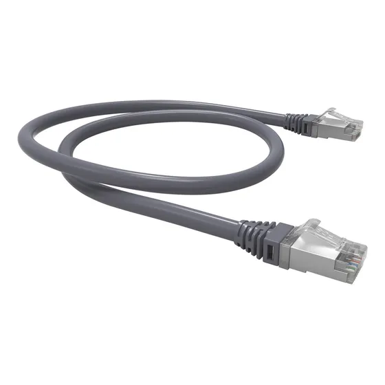 Patch Cord Blindado F/utp Cat6a Lszh 3 Metros Cinza Furukawa