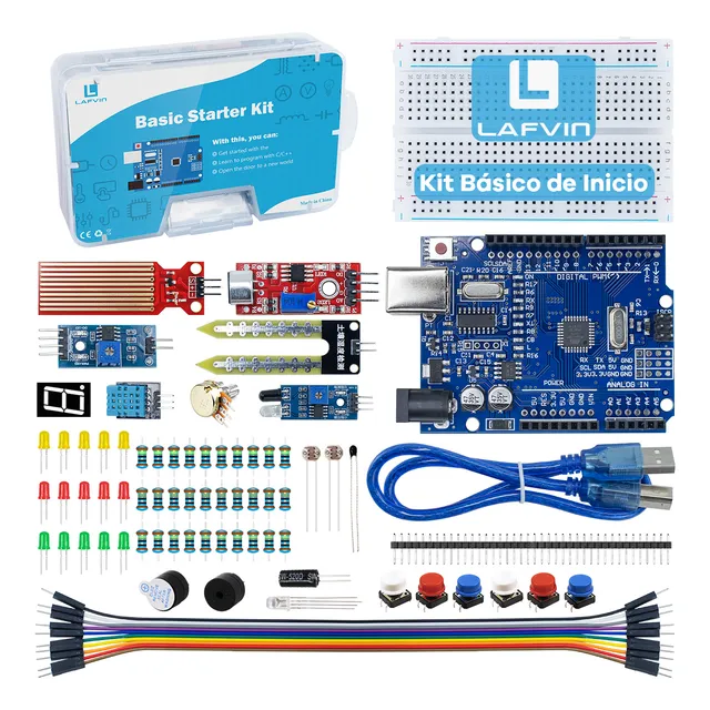 Kit Básico De Inicio Uno R3 Para Arduino Ide Con Tutorial
