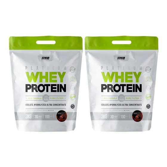 Whey Protein Star Nutrition 2 X 3kg Proteina Masa Muscular