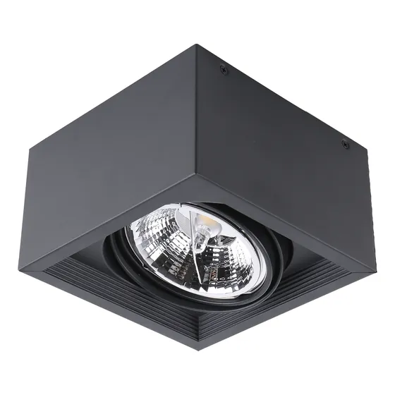 Aplique Plafon Box Cardanico + 1 Lampara Led Ar111