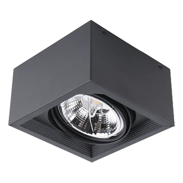 Aplique Plafon Box Cardanico + 1 Lampara Led Ar111