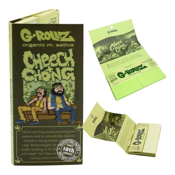 Seda Orgânica G-rollz King Size Com Piteiras + Pilão + Base