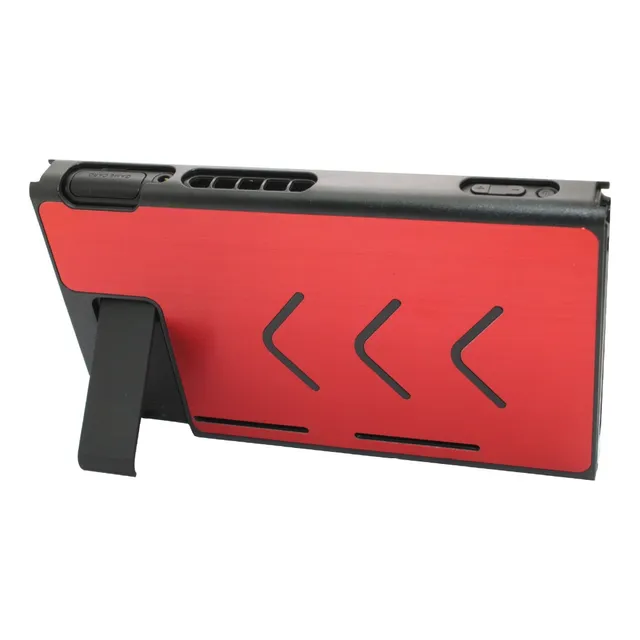 Funda Aluminio Consola Nintendo Switch Rojo