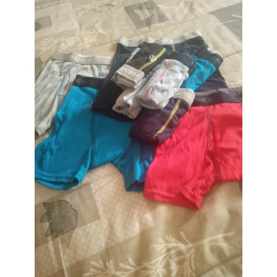 Boxer Marca Hanes Talla M Para Niños De 6 A 8 Años