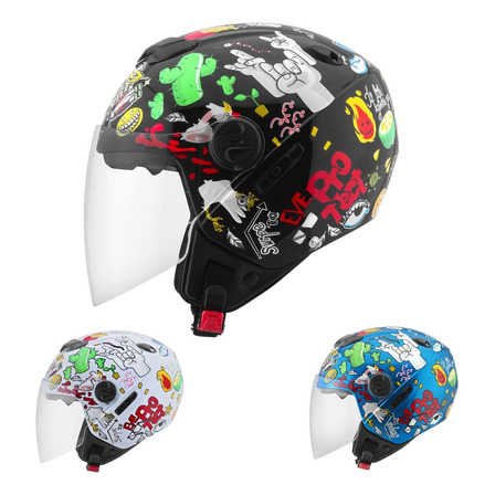Capacete Aberto New Atomic Universe Óculos E Viseira Barato Capacete Aberto New Atomic Universe Óculos E Viseira Barato
