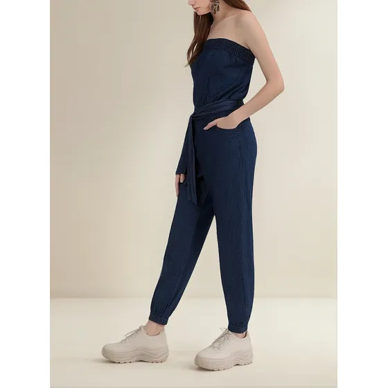 Mono Jean Dama Hombros Descubiertos Dollhouse