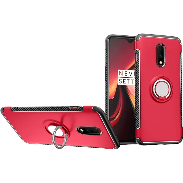 Funda Reforzada Anillo V1 Compatible Con Oneplus 7