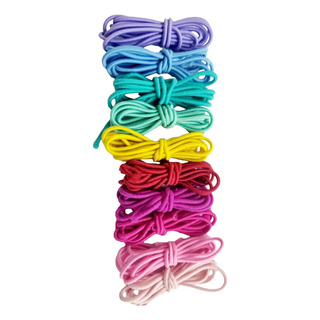 Elástico Redondo Para Libretas 10 Colores - 10 M Surtido Elástico Redondo Para Libretas 10 Colores - 10 M Surtido