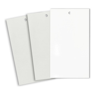 100 Tag Rectangular Blanco Etiquetas Colgantes Para Sublimar 100 Tag Rectangular Blanco Etiquetas Colgantes Para Sublimar