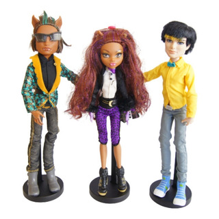 Kit Com 5 Suportes Na Cor Preta Para Boneca Monster High Kit Com 5 Suportes Na Cor Preta Para Boneca Monster High