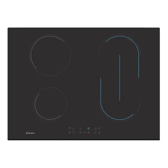 Anafe Vitroceramico Eléctrico Candy Ch74bvt Zona Flex Touch 