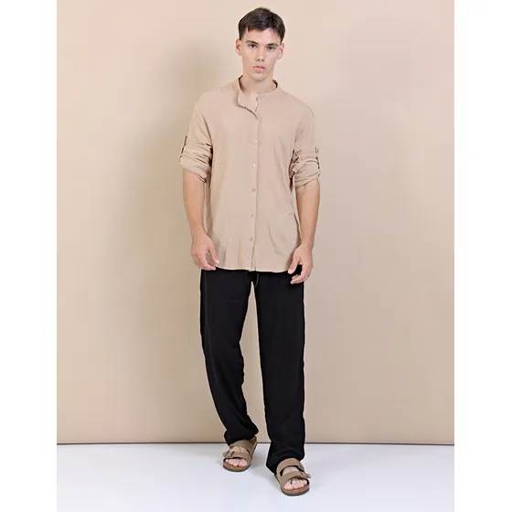 Pantalon Lino Hombre Liso Colores Varios Calidad Premium