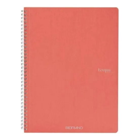 Libreta Fabriano A5 Espiral Cuadriculado De 5mm Color Vino