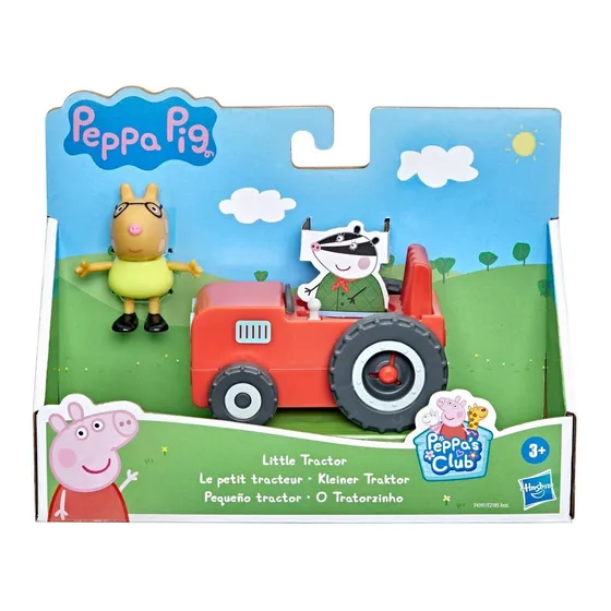 Peppa Pig - Figura + Vehículo Tractor Hasbro