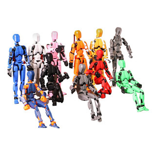 . 10 Pzs Figura Articulada Dummy 13 Robot Móvil Impreso En . 10 Pzs Figura Articulada Dummy 13 Robot Móvil Impreso En
