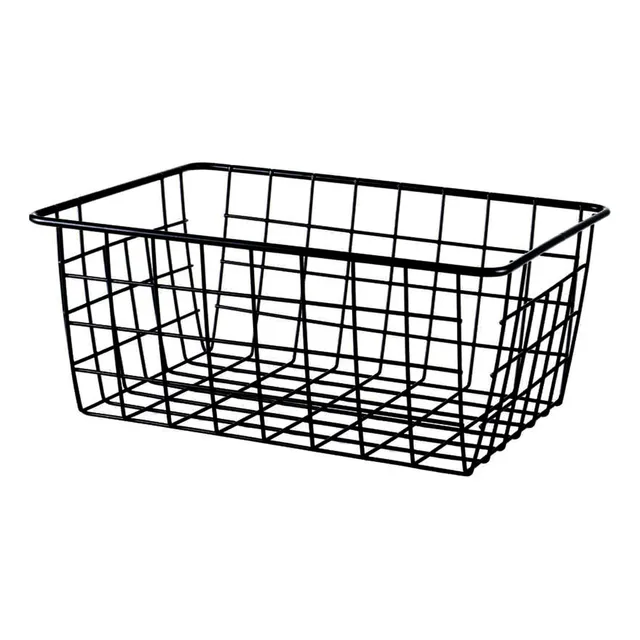 Trukeik Canasta Organizadorda Cesta Metal Para Cocina Y Oficina. Tamaño Grande 16cm X 36cm X 29cm, 900954