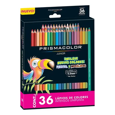 Set 36 Lapices De Color Prismacolor Jr. Colores Surtidos