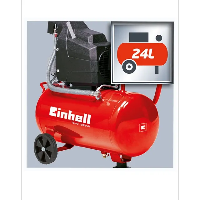 Compresor Einhell 24 Litros, 2 Hp Tc-ac 190/24/8