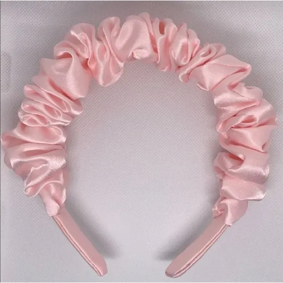 Diadema Cintillo Vincha Scrunchies  En Satin