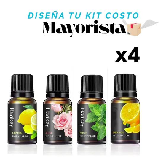 Aceite Esencia Aroma Fragancia Difusor Humidificador X 4 Und