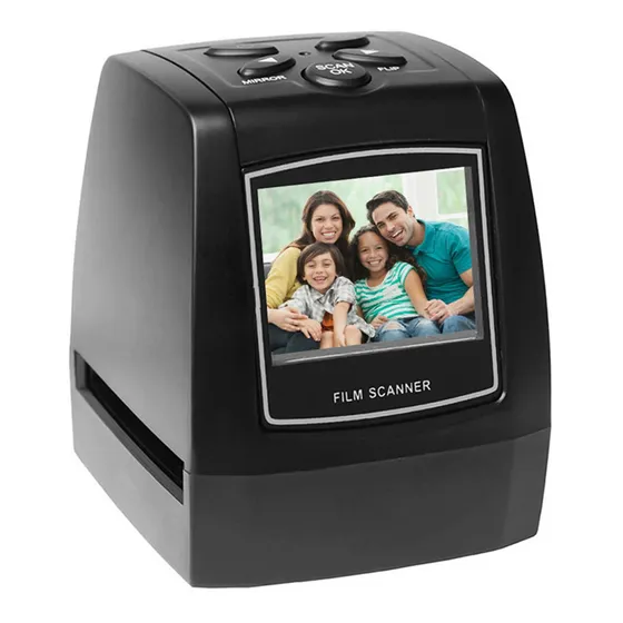 Scanner De Filme Negativo Portátil Com Visualizador Digital