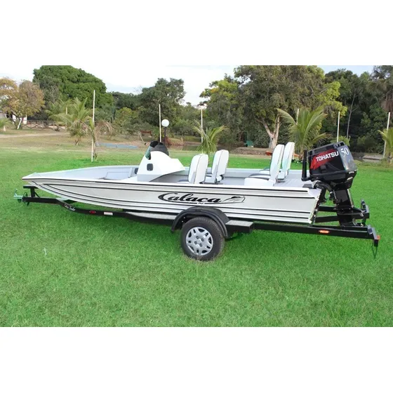 Lancha De Alumínio Calaça Mod: Panther L 600 De 6 Metros