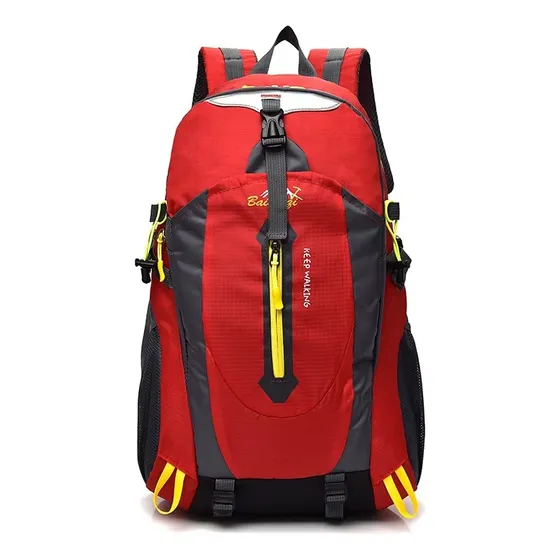 Mochila Outdoor Deportivo Trekking 35 Litros Color Rojo