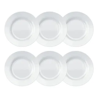 Prato De Sobremesa Nadir Figueiredo Duralex Menu Branco -1 Prato De Sobremesa Nadir Figueiredo Duralex Menu Branco -1