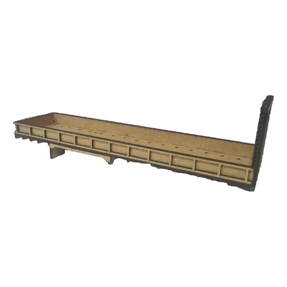 Miniatura Carroceria Carga Seca Para Bitruck Escala 1/32 Mdf