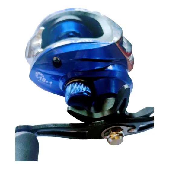 Reel Huevito Gran Capacidad Bait Casting 8kg Freno Magnético