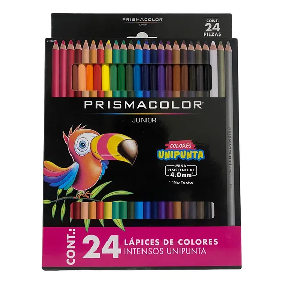 Caja De Colores Prismacolor Junior 24 Pcs Unipunta 4 Mm