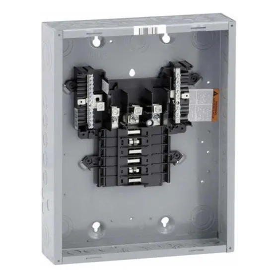 Centro De Carga Trifasico QO312L125G Gris Qo Zapatas Principales 125 A, 3f. 4h 12sp Marca Square D