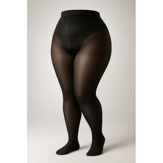 Meia Calça Peluciada Térmica Plus Size Translucida G1 Ao G4