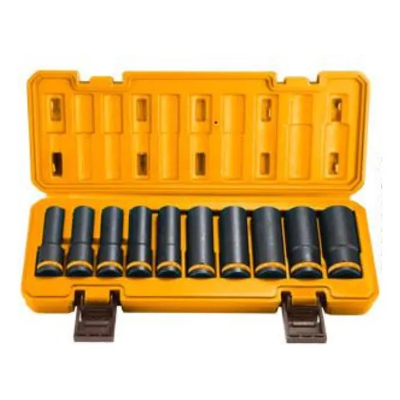 Set Dados De Impacto 1/2 Largos 10 Pcs Ingco