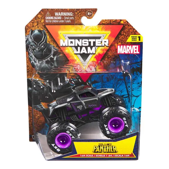 Carrito Marvel Black Panther a escala 1:64 - Monster Jam