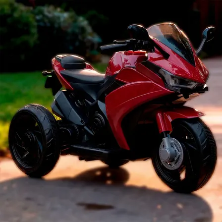 Motinho Elétrica Infantil 3 Rodas Vermelho