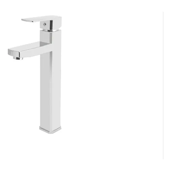 Llave Lavabo Monomando Cuello Largo Cromado