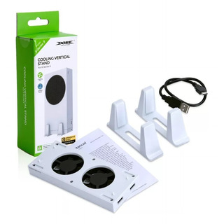 Base Cooler Para Xbox Series S Usb 2 Ventoinhas Branca Base Cooler Para Xbox Series S Usb 2 Ventoinhas Branca