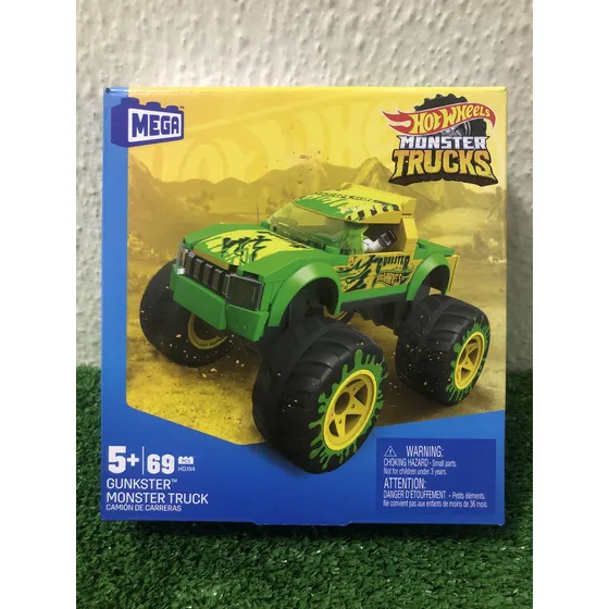Hot Wheels Monster Truck 284 Pzs Mega Construx Lego