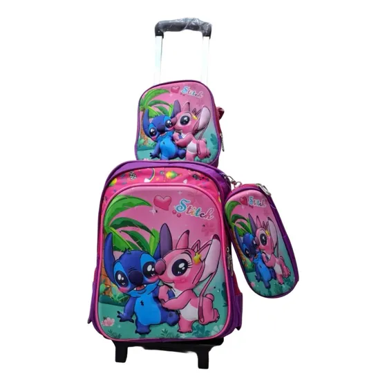 Morral Escolar Disney Para Niñas Color Rosado