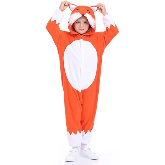 Disfraz Pijama De Zorro Para Niños Niñas Envio Gratis B
