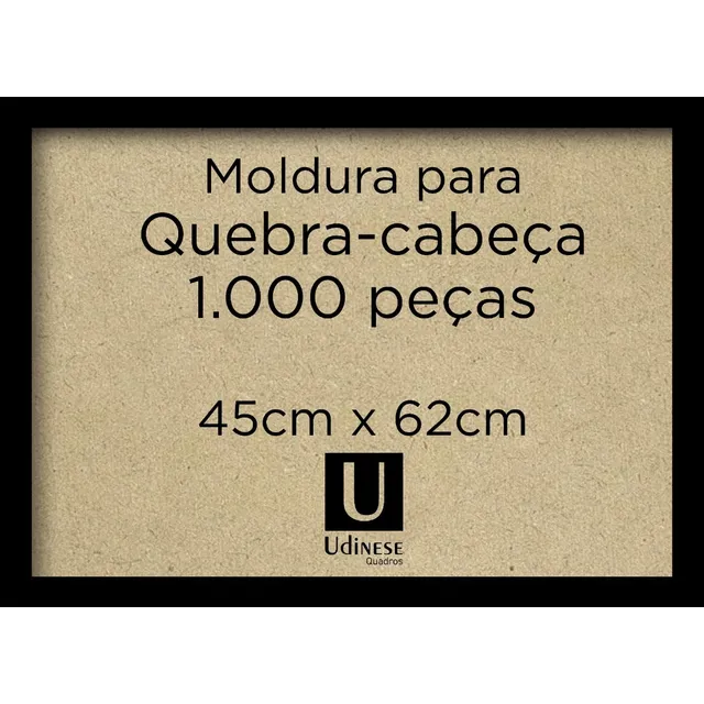 Moldura Para Quebra Cabeça Jogo Game 1.000 Peças 45cm X 62cm