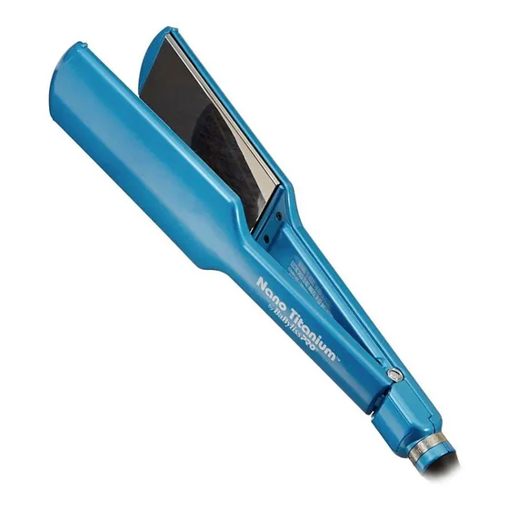 Plancha de cabello BaBylissPRO Nano Titanium 3074 BABNT3074T azul 110V